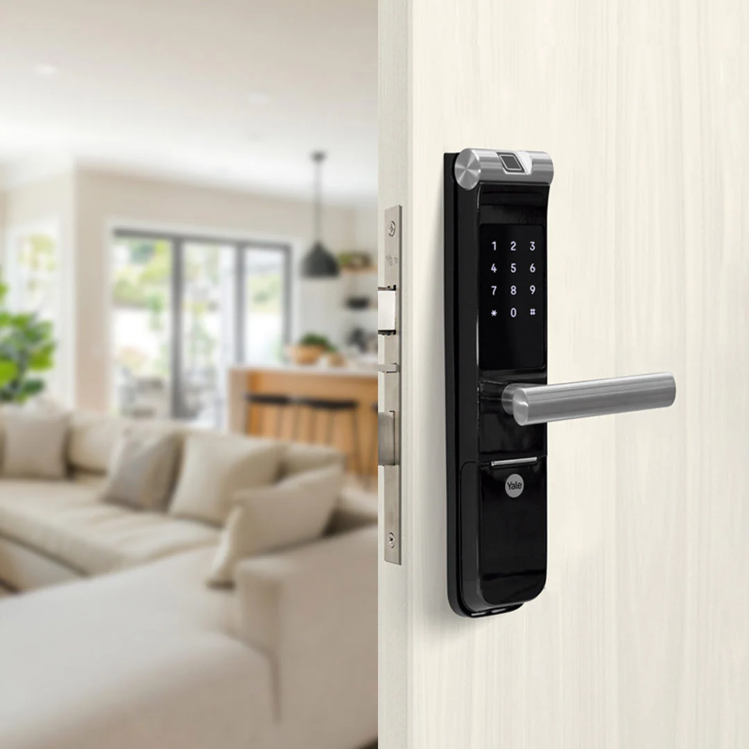 Cerradura Digital YMF40 Cerradura digital YMF40 con acceso por huella, clave y llave para mayor seguridad